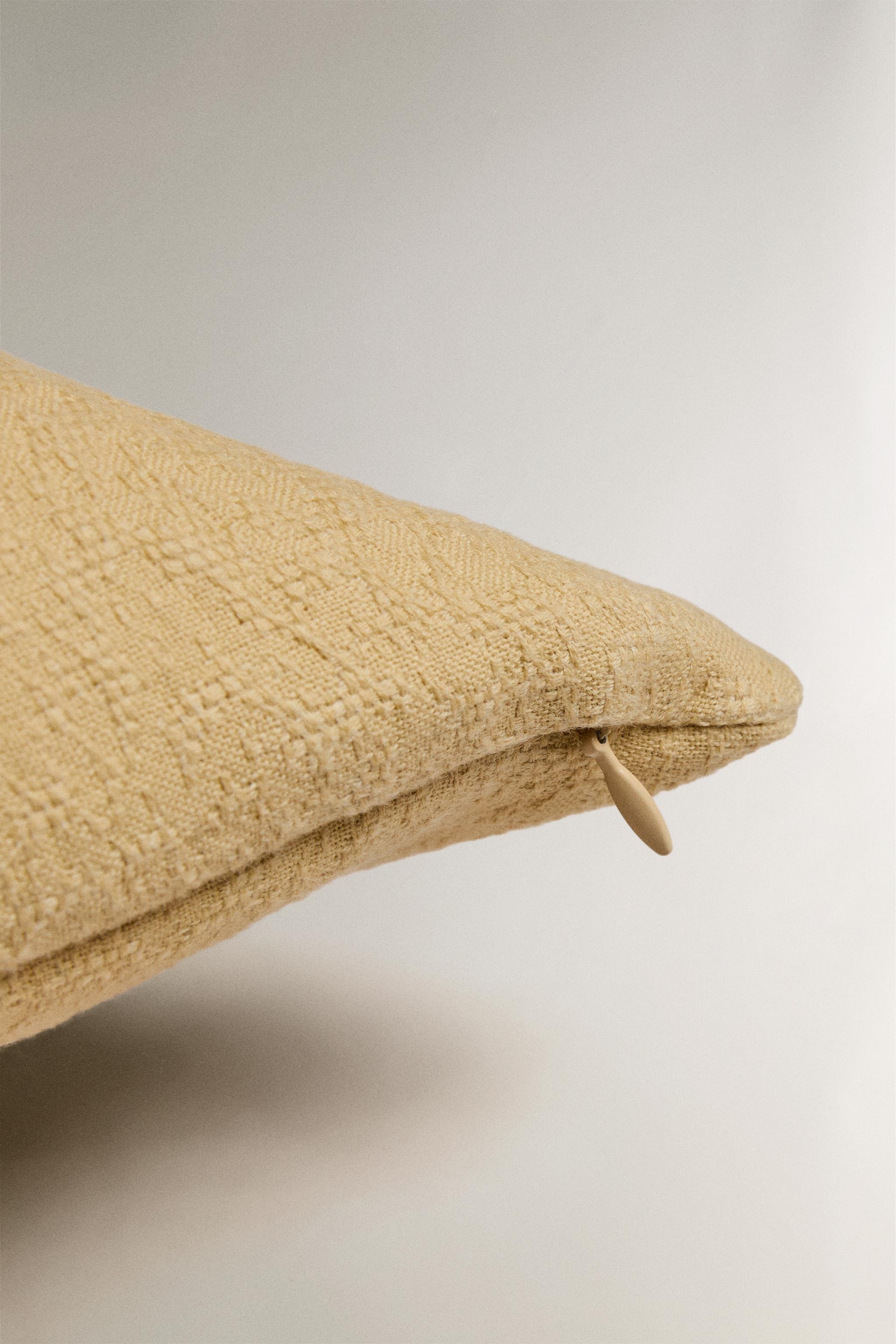 HOUSSE COUSSIN JACQUARD TEXTURÉ